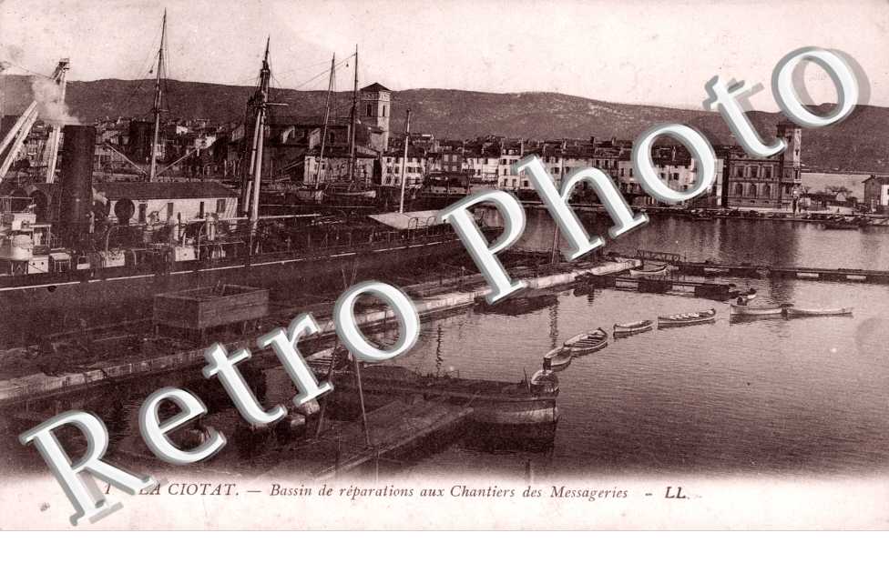 Bassin de reparation aux chantiers des Messageries