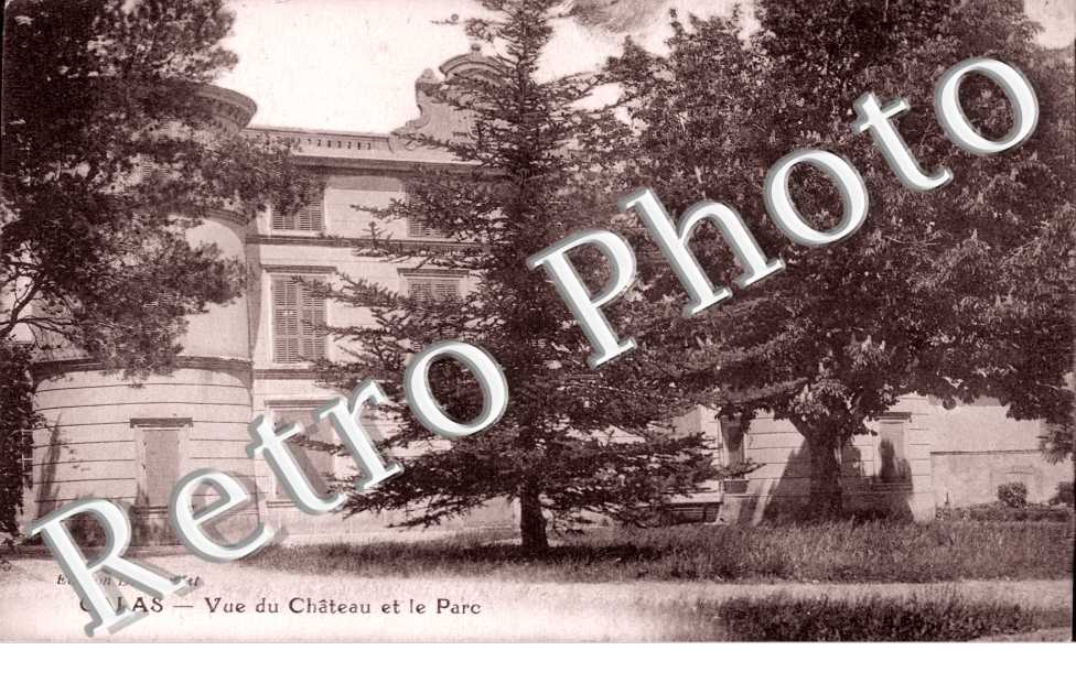 Calas, Vue du Chateau et le Parc