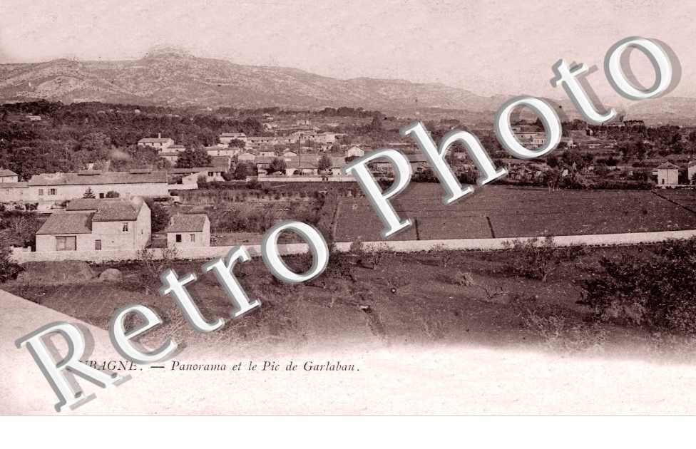 Panorama et le Pic de Garlaban