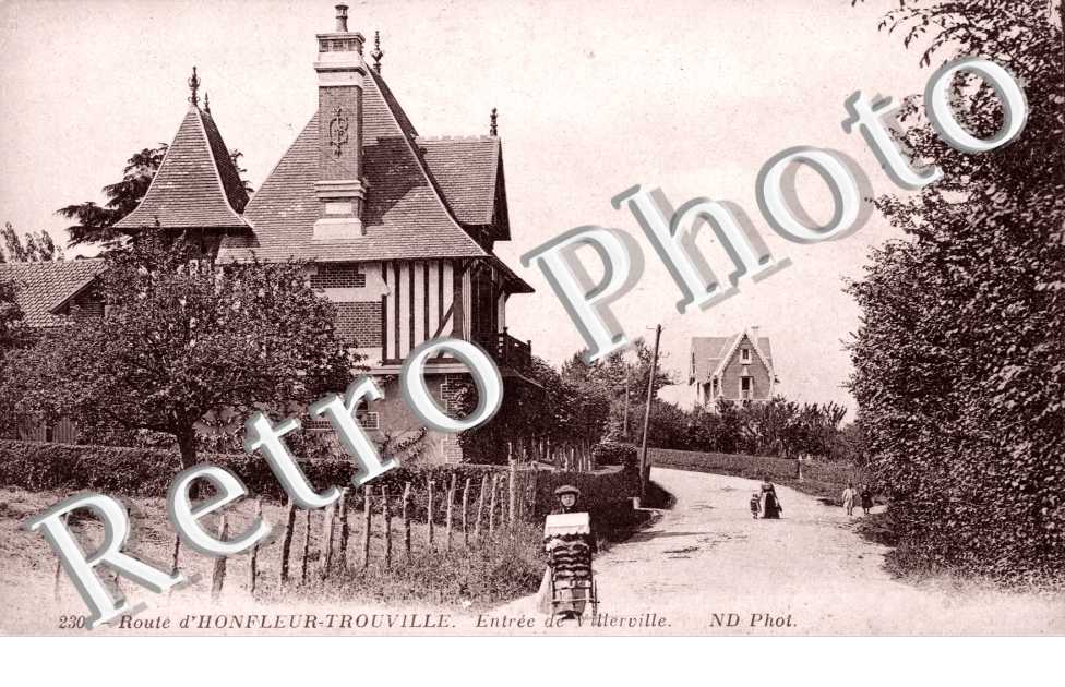 Route d'Honfleur-Trouville - Entree de Villerville
