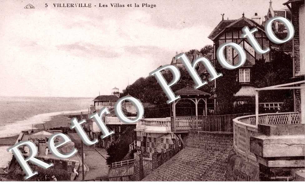 les villas et la plage
