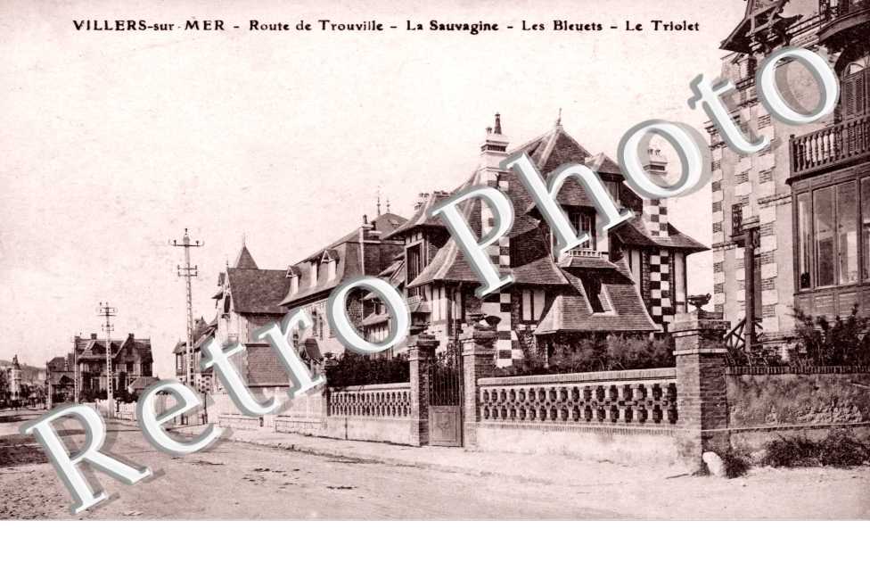 Villers-sur-Mer, Route de Trouville, la Sauvagine, les Bleuets, le Triolet