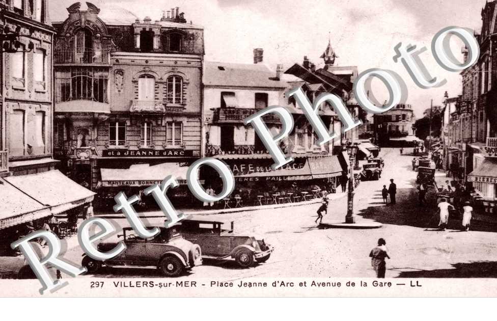 Villers-sur-Mer, Place Jeanne d'Arc et Avenue de la Gare