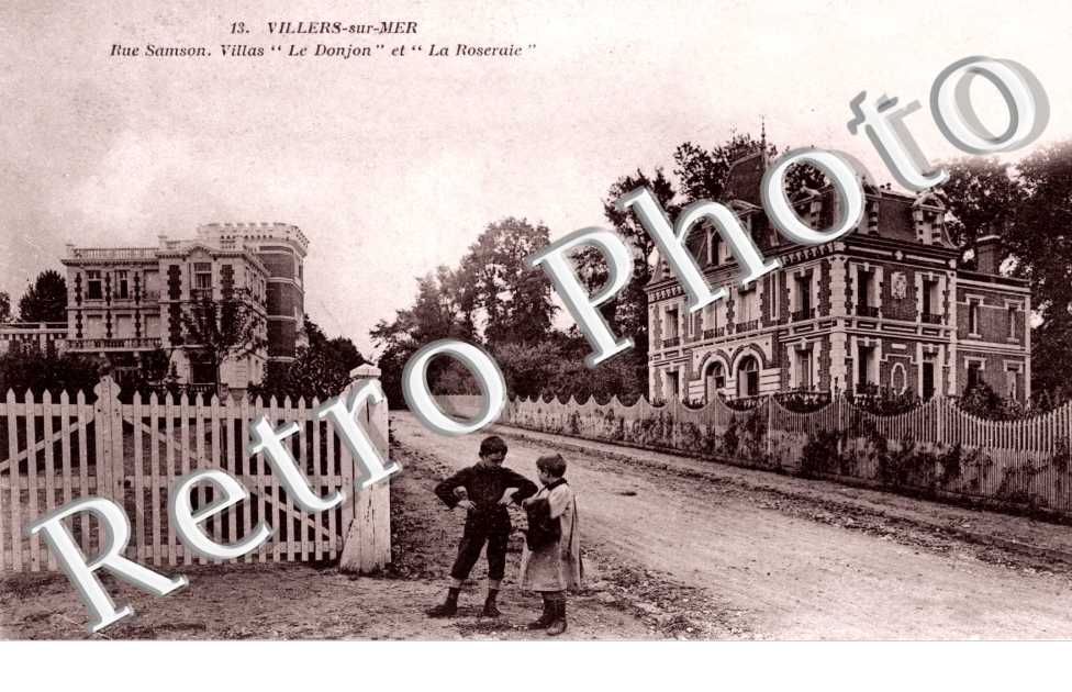 Rue Samson - villas "le donjon" et la "roseraie"