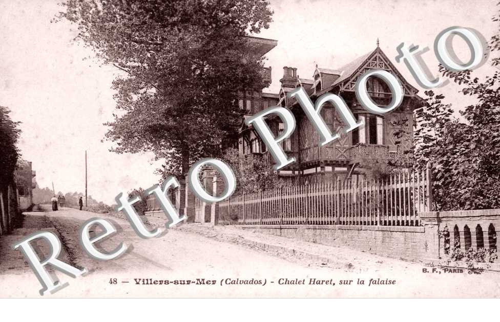 Villers-sur-Mer, Chalet Haret, sur la falaise
