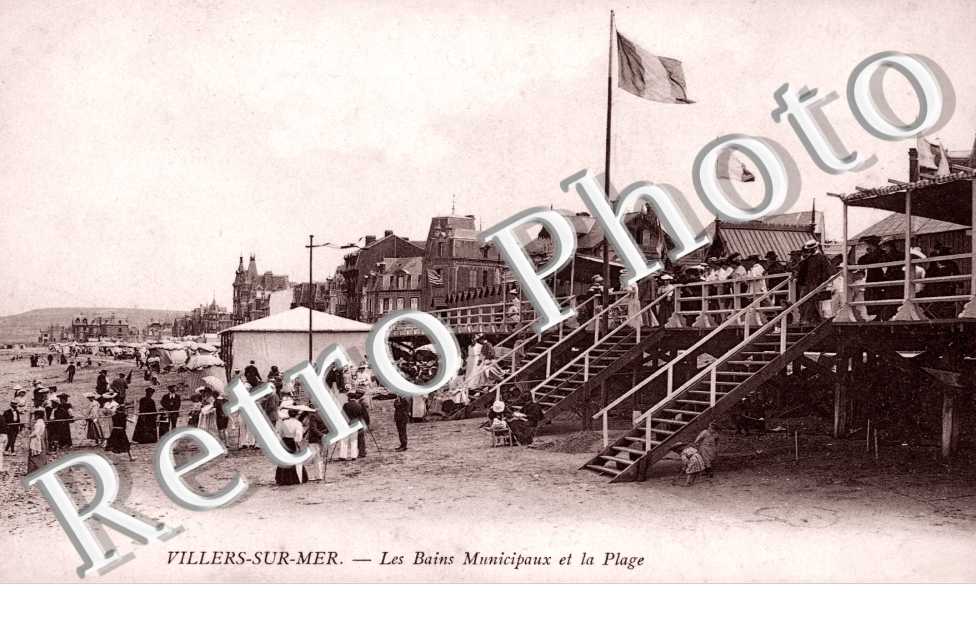 les bains municipaux et la plage