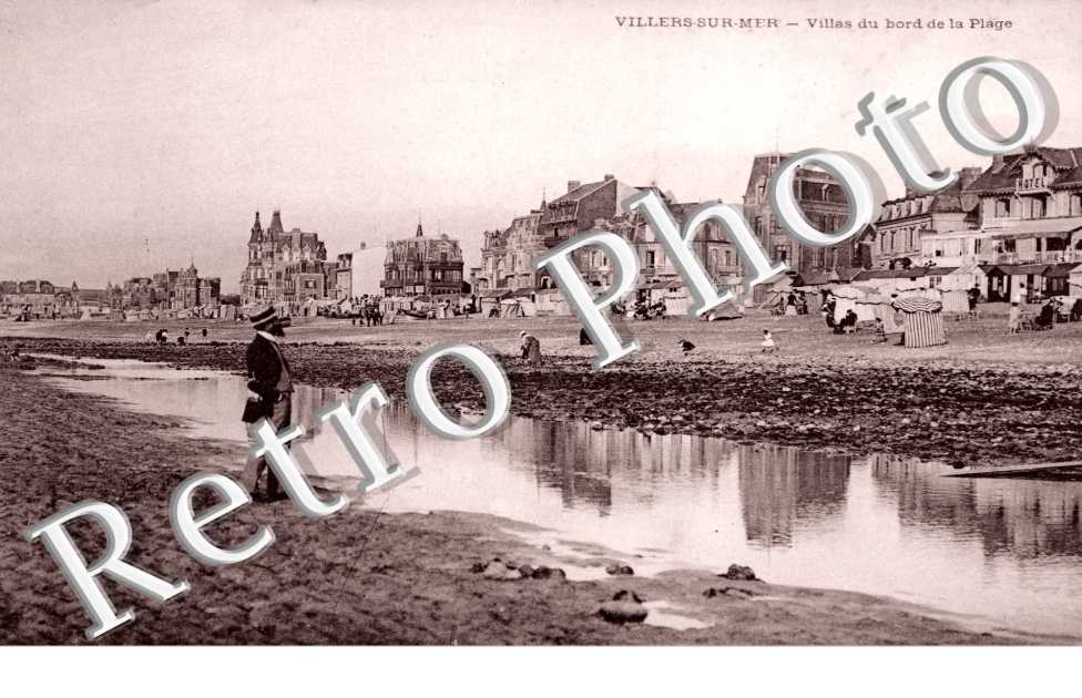 Villers-sur-Mer, Villas au bord de la Plage