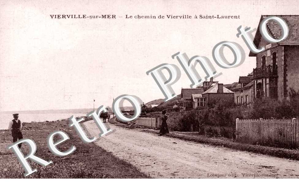 le chemin de Vierville a saint-laurent