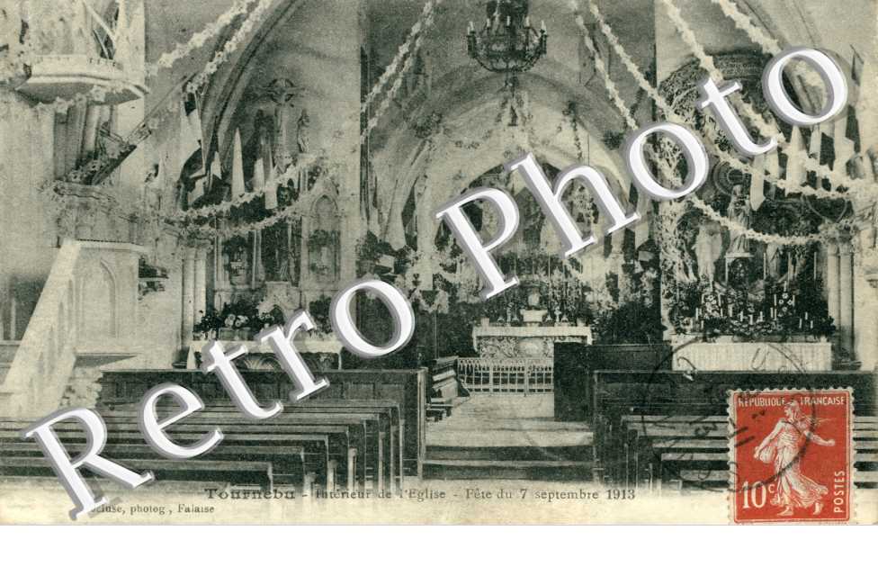 Interieur de l'eglise - fete du 7 sept 1913