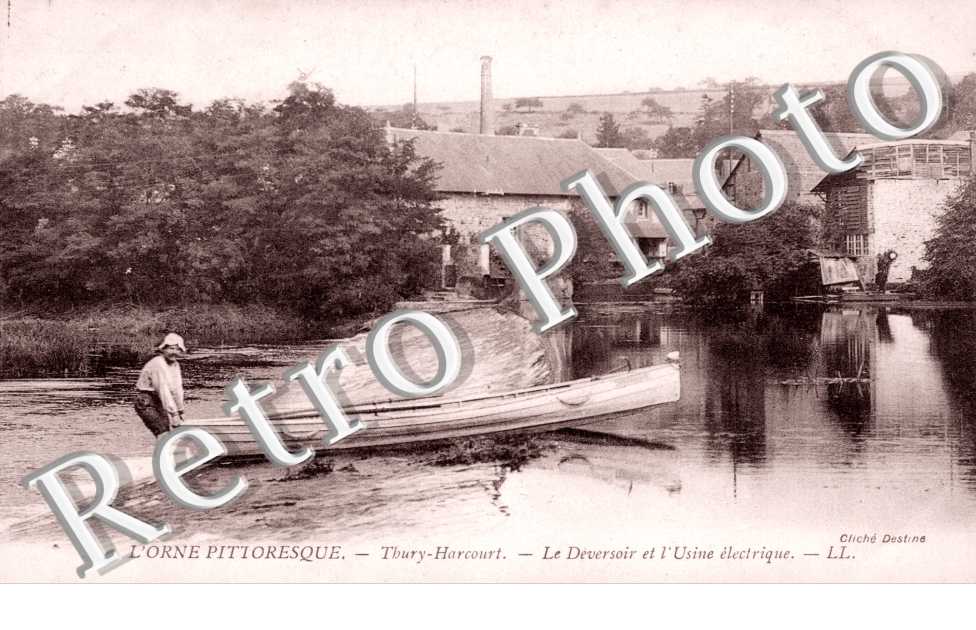 le deversoire et l'usine electrique