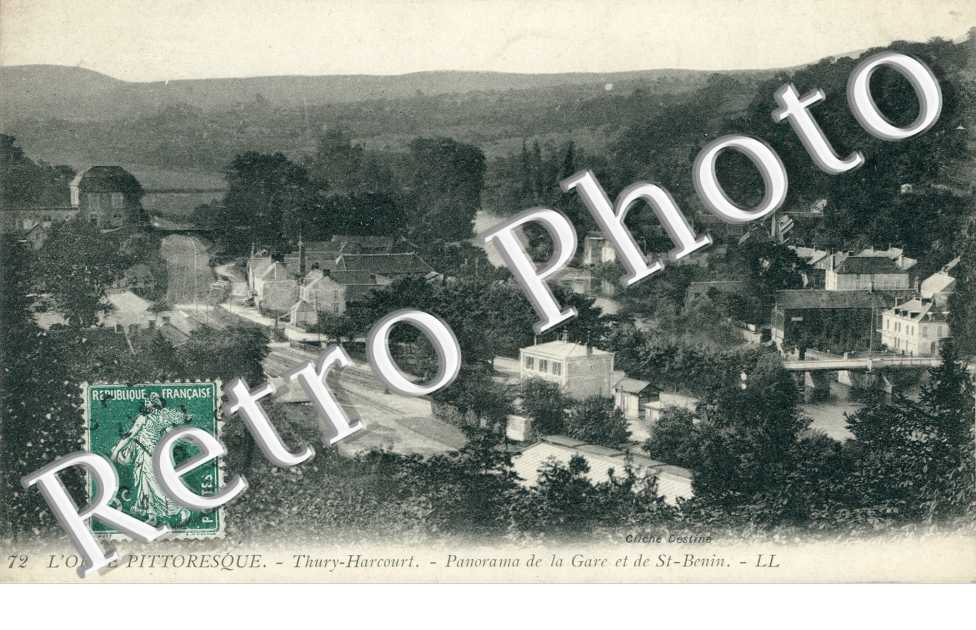 Panorama de la Gare et de Saint-Bernin