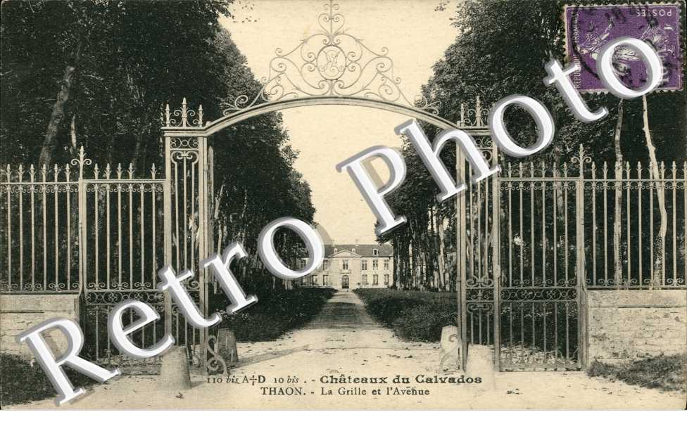 Le chateau  - la grille et l'avenue