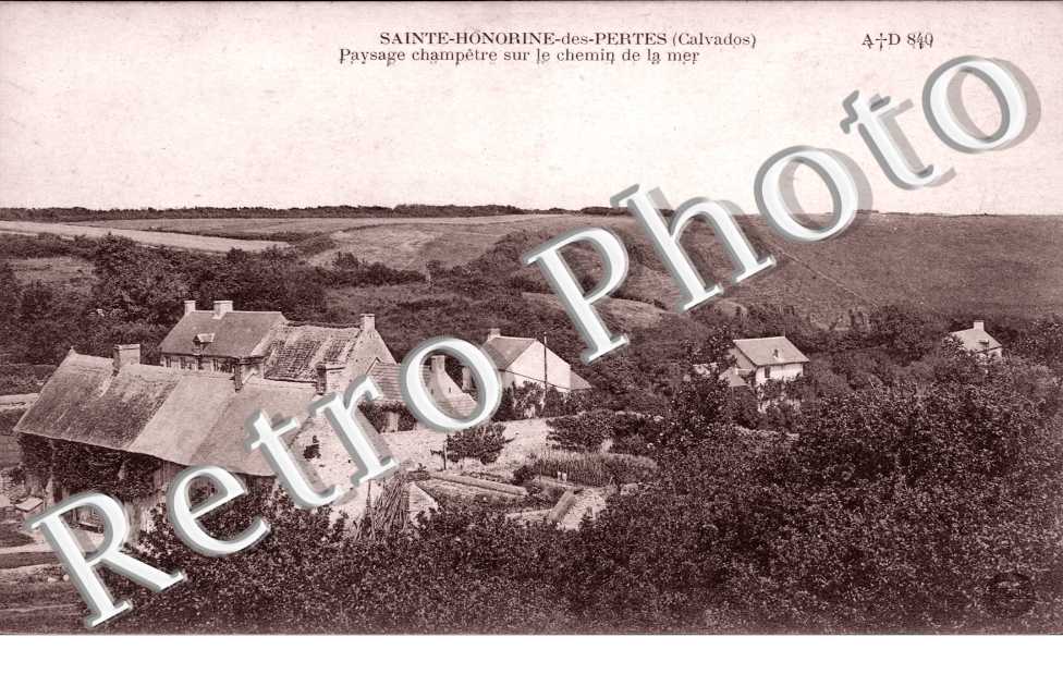 St honorine des pertes - Paysage sur le chemin de fer