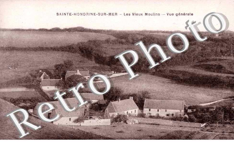 St Honorine des Pertes - les vieux moulins - vue generale