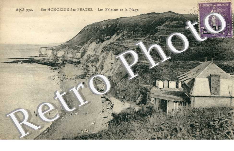 Les falaises et la plage