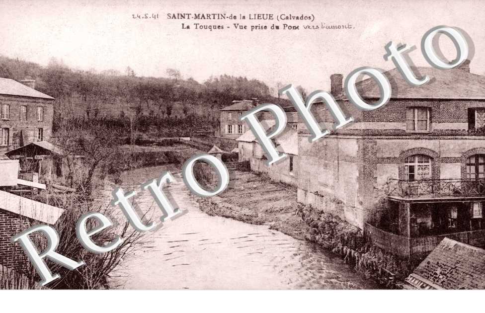 La Touques - vue prise du pont