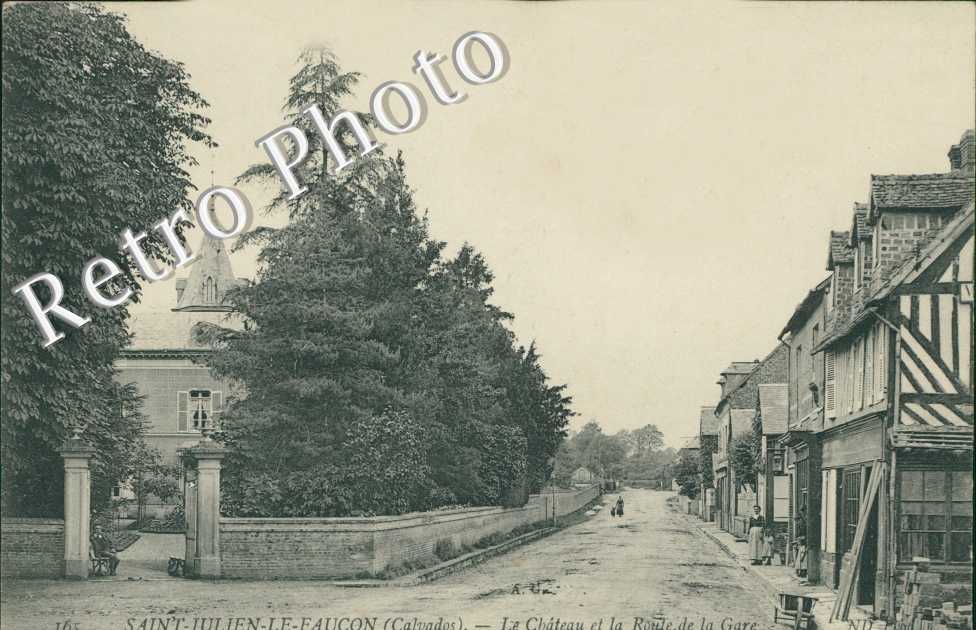 Chateau et route de la gare