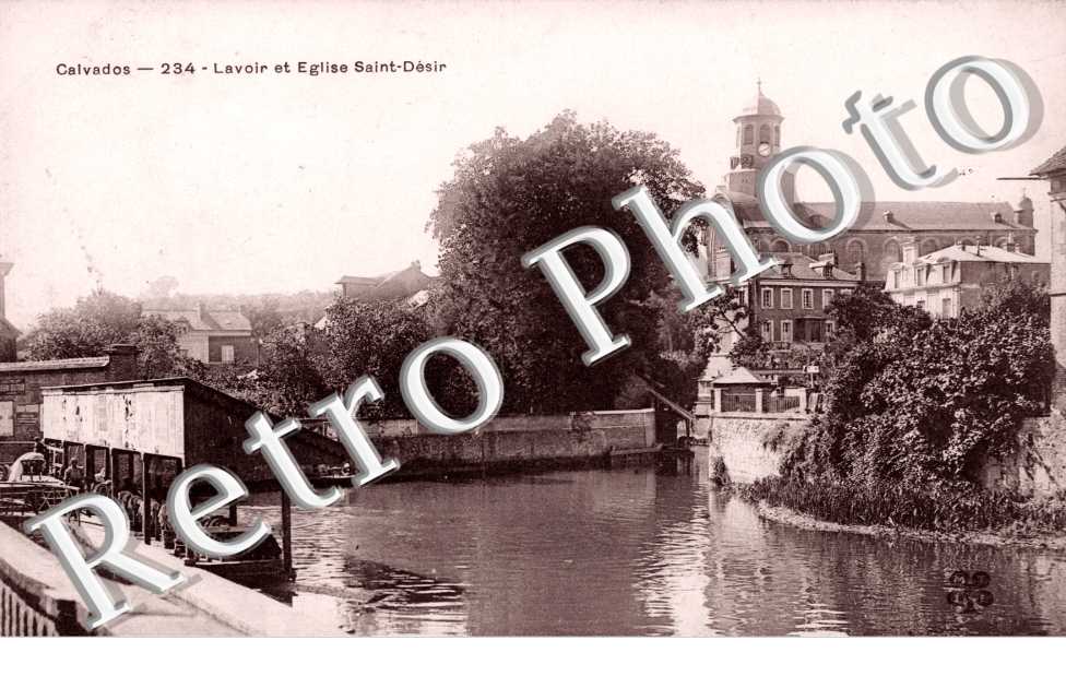 Lavoir et eglise Saint-desir