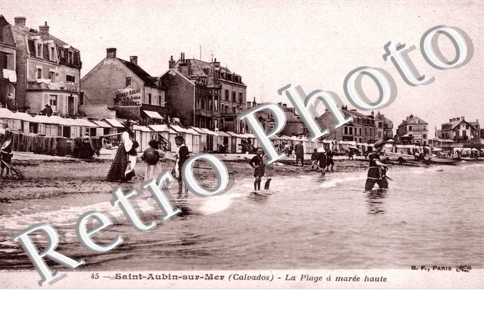 la Plage a maree haute