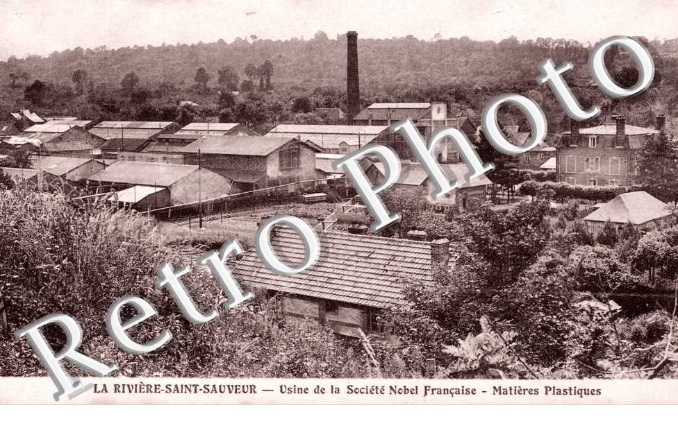 Usine de la societe Nobel francaise - matieres plastiques