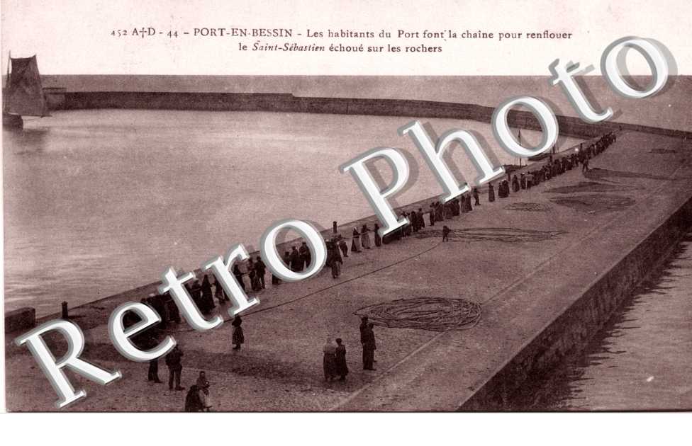 Les Habitants du Port font la chaine pour renflouer le St Sebastien
