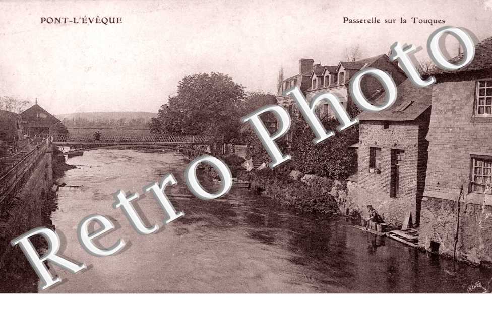passerelle sur la Touques