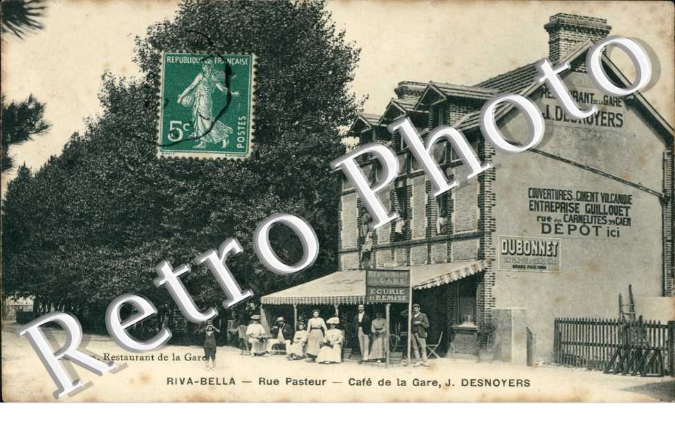 Riva-Bella, Rue Pasteur, Cafe de la Gare