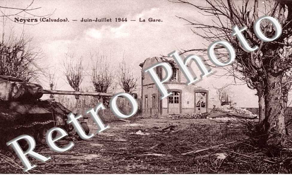 La gare juin-juillet 1944