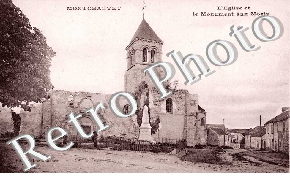 Eglise et monument aux morts