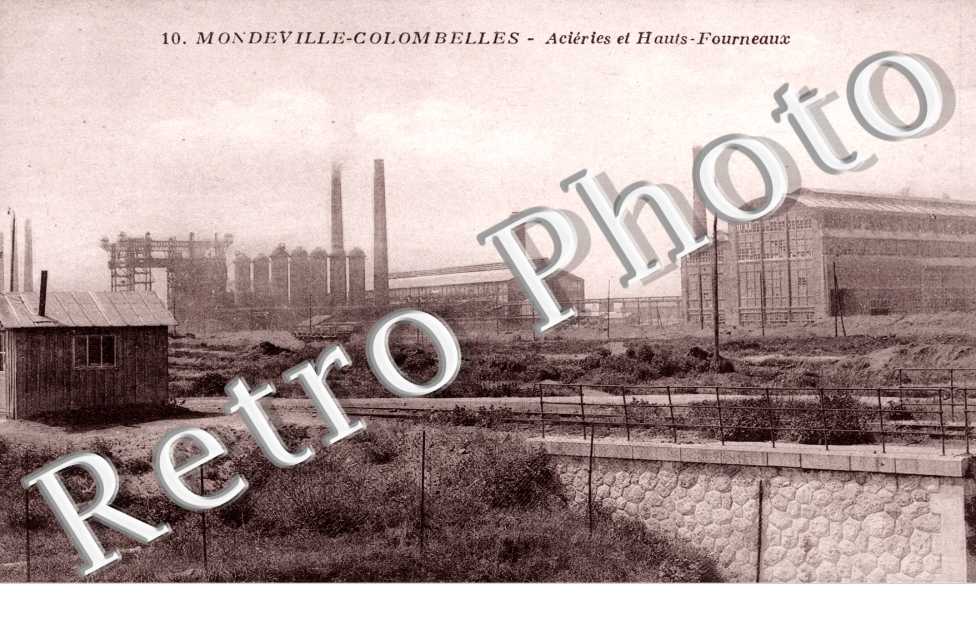 Mondeville-Colombelles, acieries et hauts-fourneaux