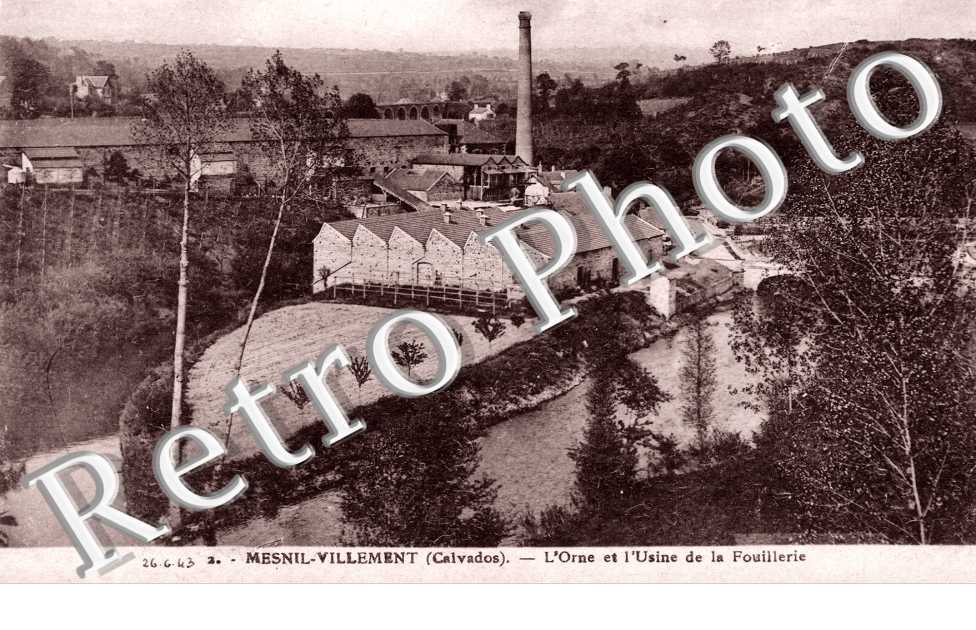 Orne et usine de la fouillerie