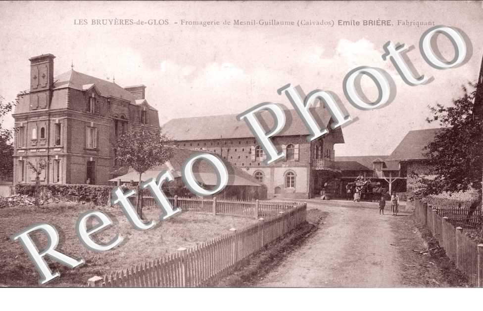 les Bruyeres-de-Glos, fromagerie d'Emile Briere, fabriquant