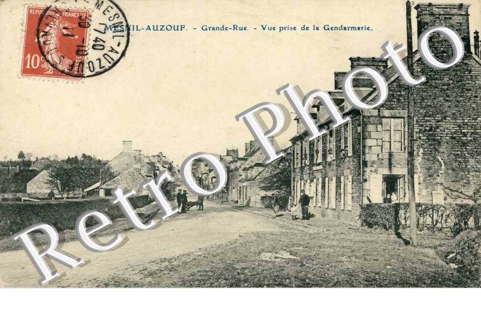 Grande rue - vue prise de la gendarmerie