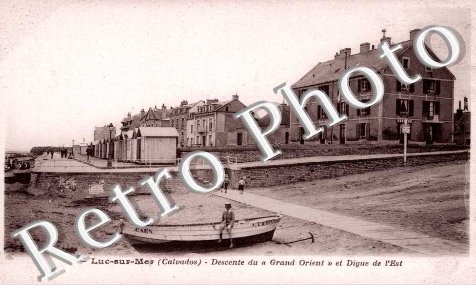 Luc-sur-Mer, Descente du "Grand Orient" et Digue de l'Est