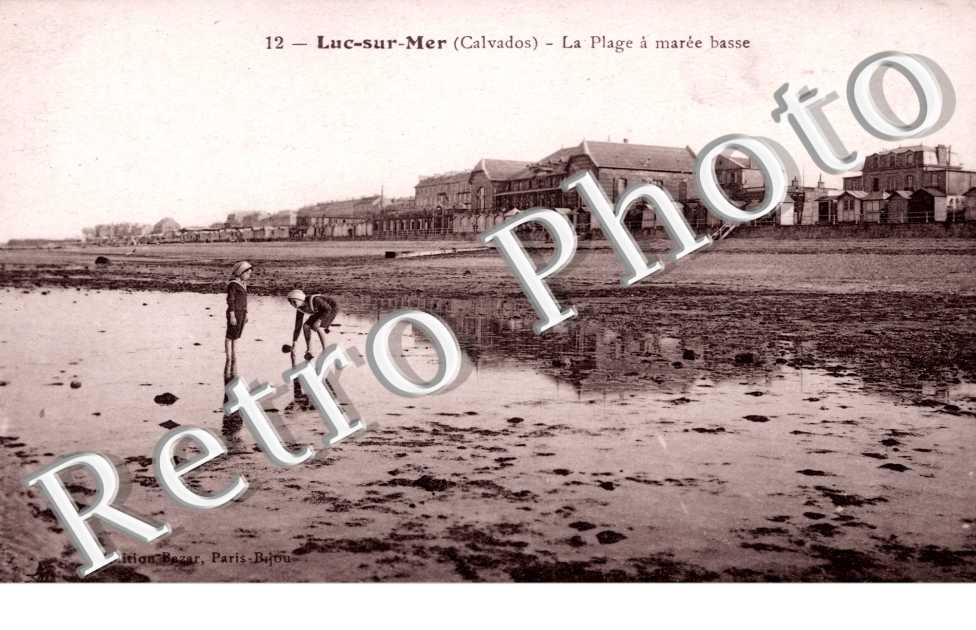 Luc-sur-Mer, la Plage a maree basse