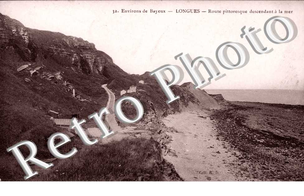 route pittoresque descendant a la mer