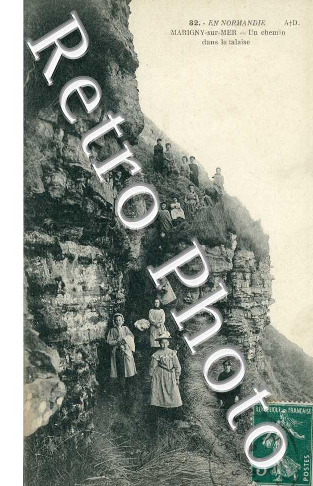 Un chemin dans la falaise