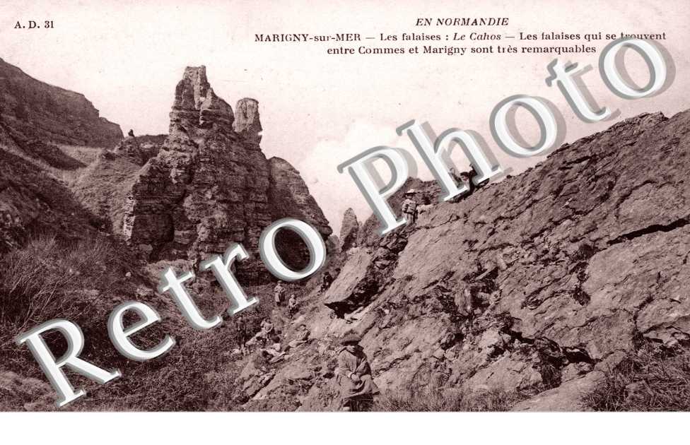 Les falaises entre Commes et Marigny