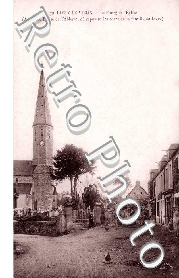 le bourg et l'eglise