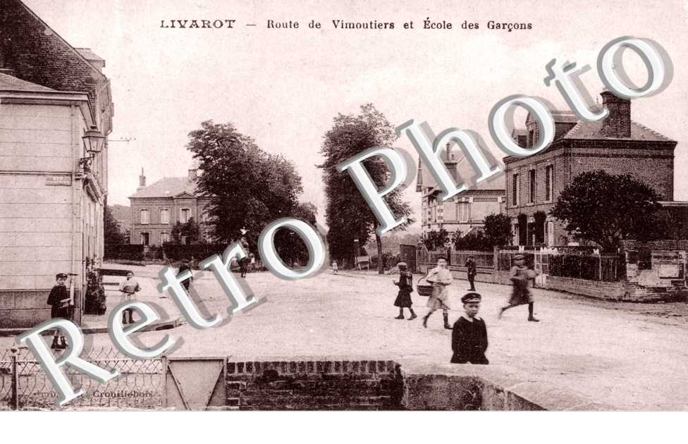 rue de Vimoutiers et ecole des garcons