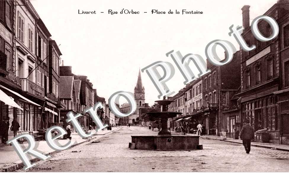 rue d'orbec place de la fontaine