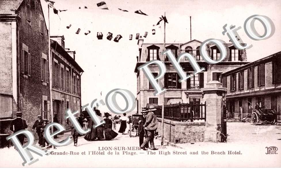 la grande rue et l'hotel de la plage