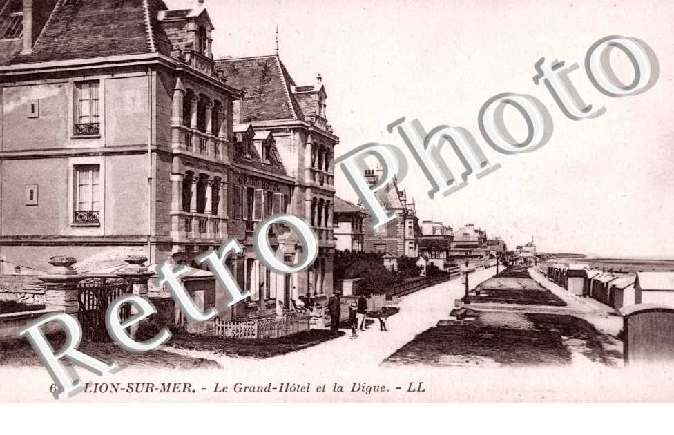 Lion-sur-Mer, le Grand Hotel et la Digue