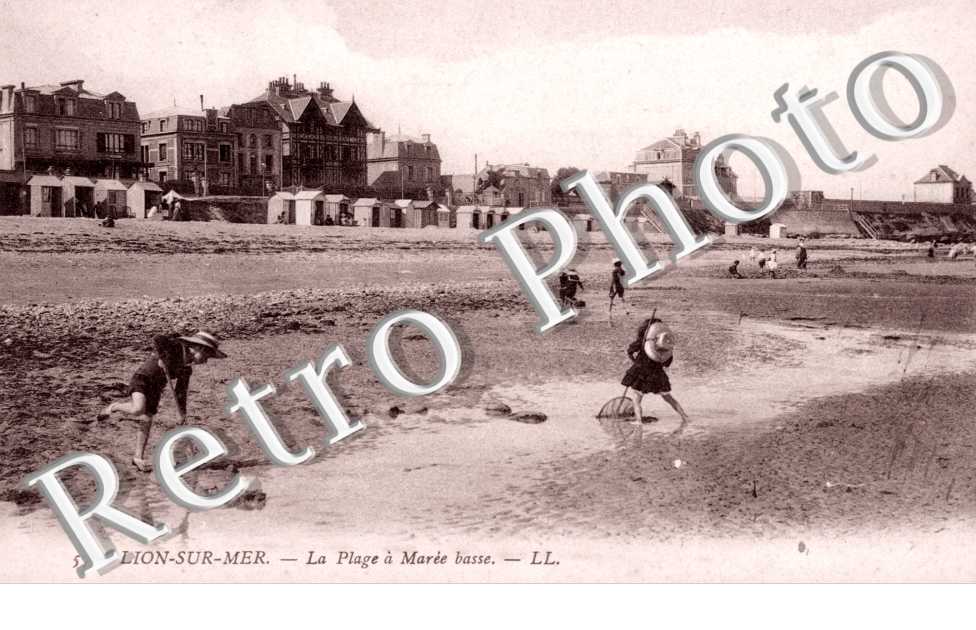 Lion-sur-Mer, la Plage a maree basse