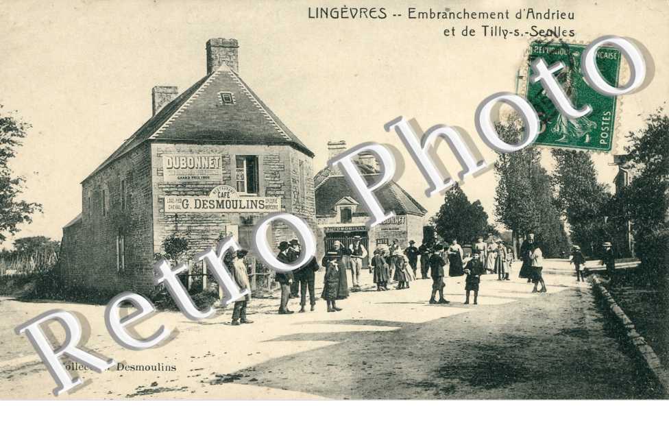 embranchement d' Andrieu et de Tilly-sur-Seulles