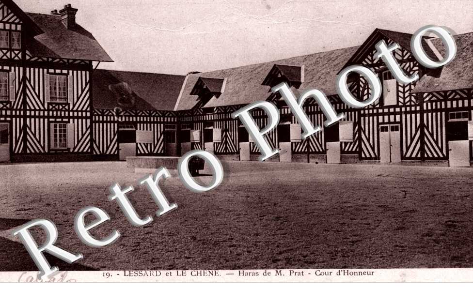 haras de M. Prat, cour d'honneur