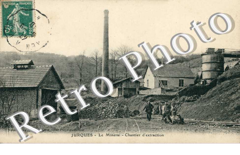 le minerai, chantier d'extraction