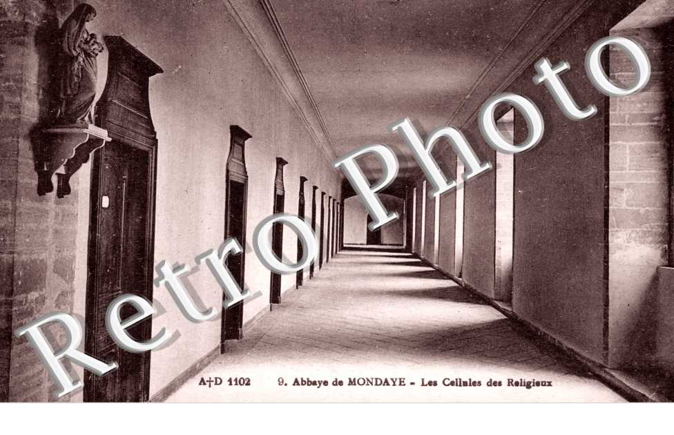 abbaye de Mondaye, les cellules des religieux