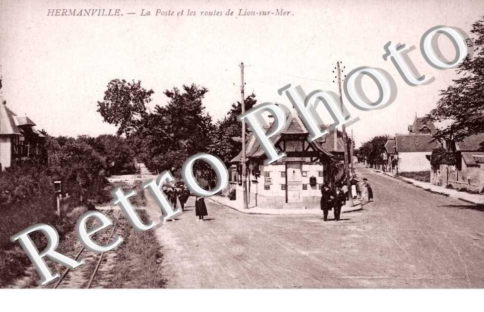 la Poste et les routes de Lion sur Mer
