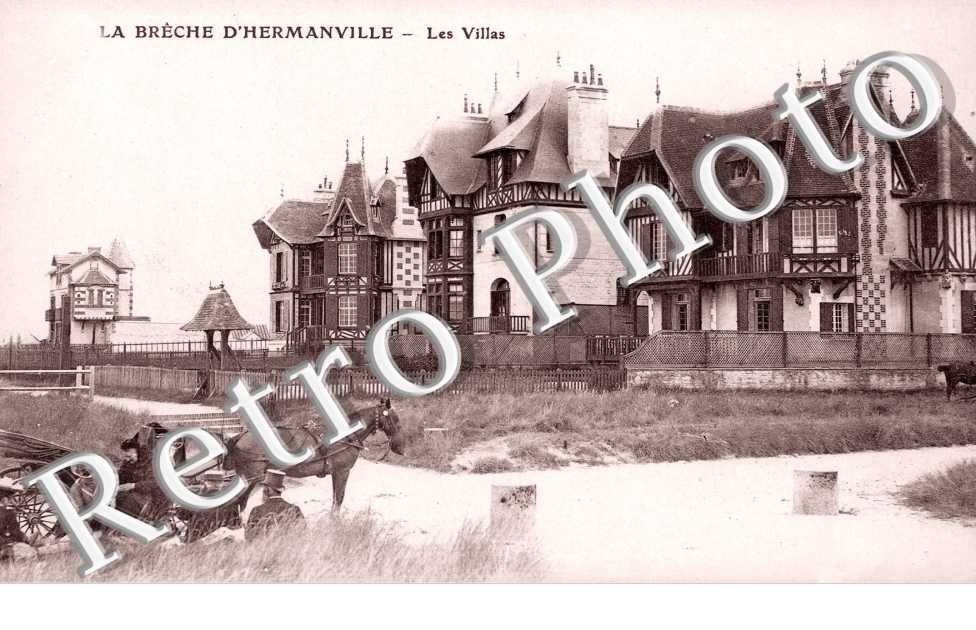 la Breche d'Hermanville Les villas